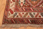 Corner Tribal Antique Caucasian Kazak runner rug 47653 by Nazmiyal