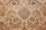 ivory background antique indian amritsar rug 47438 green Nazmiyal