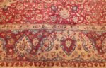 large antique 17th century mughal gallery carpet 47597 border Nazmiyal