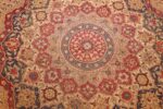 large antique 17th century mughal gallery carpet 47597 medallion Nazmiyal