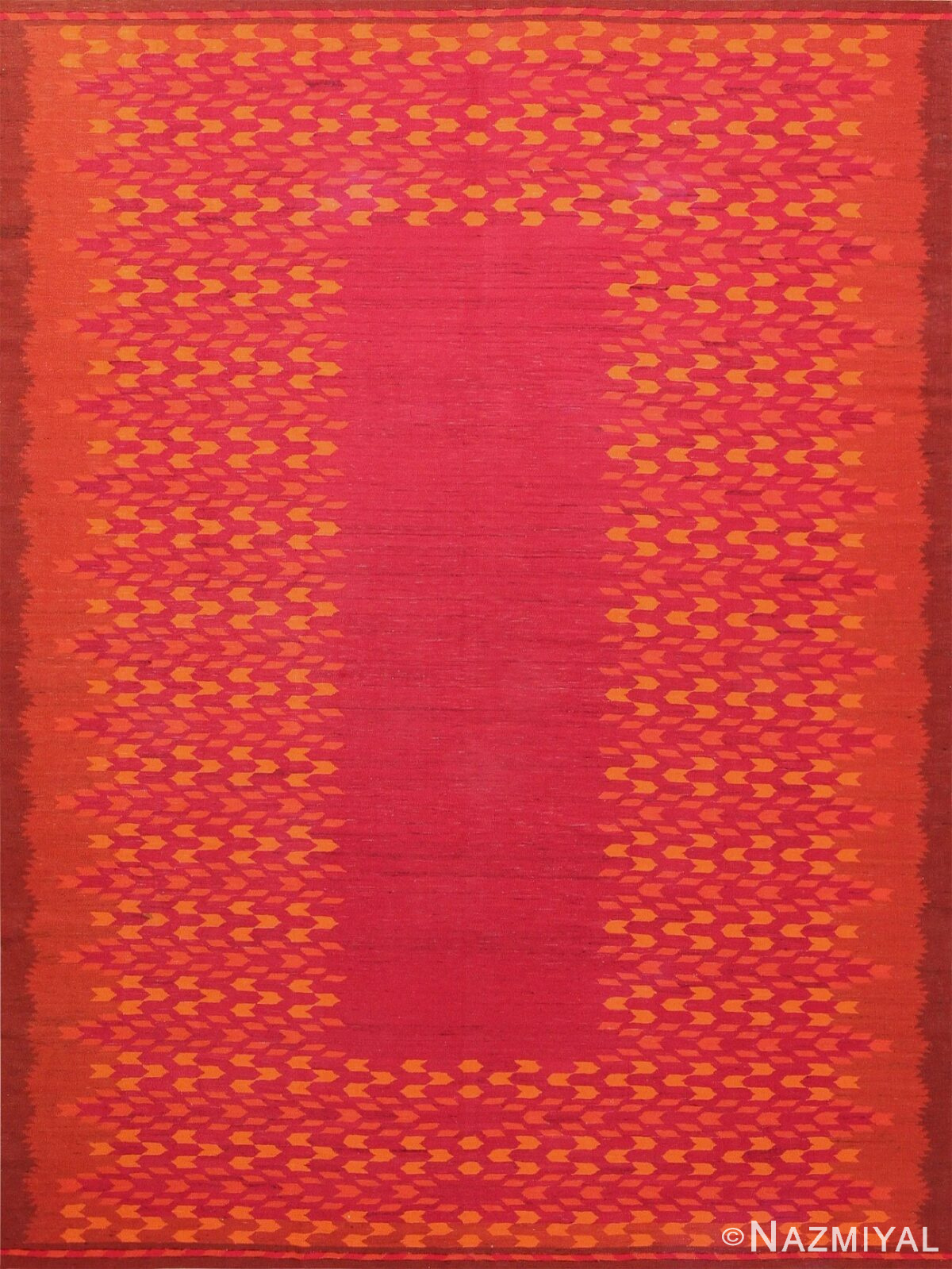 Large Vintage Scandinavian Rug 47528 Nazmiyal
