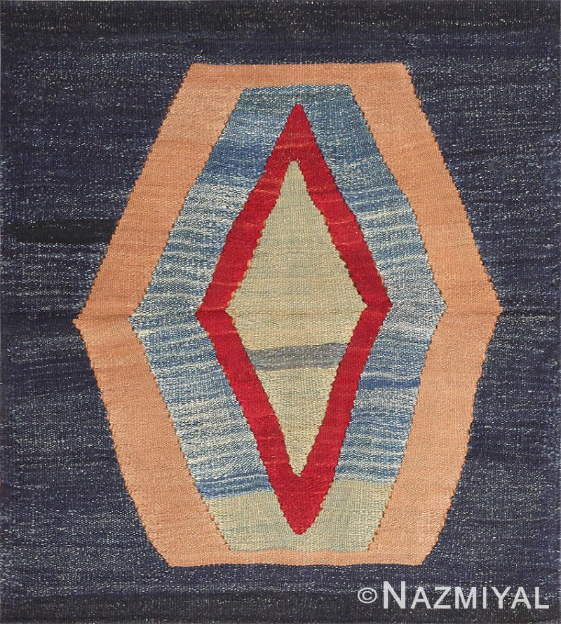 Vintage Persian Tribal Gashgai Kilim #47622 by Nazmiyal Antique Rugs