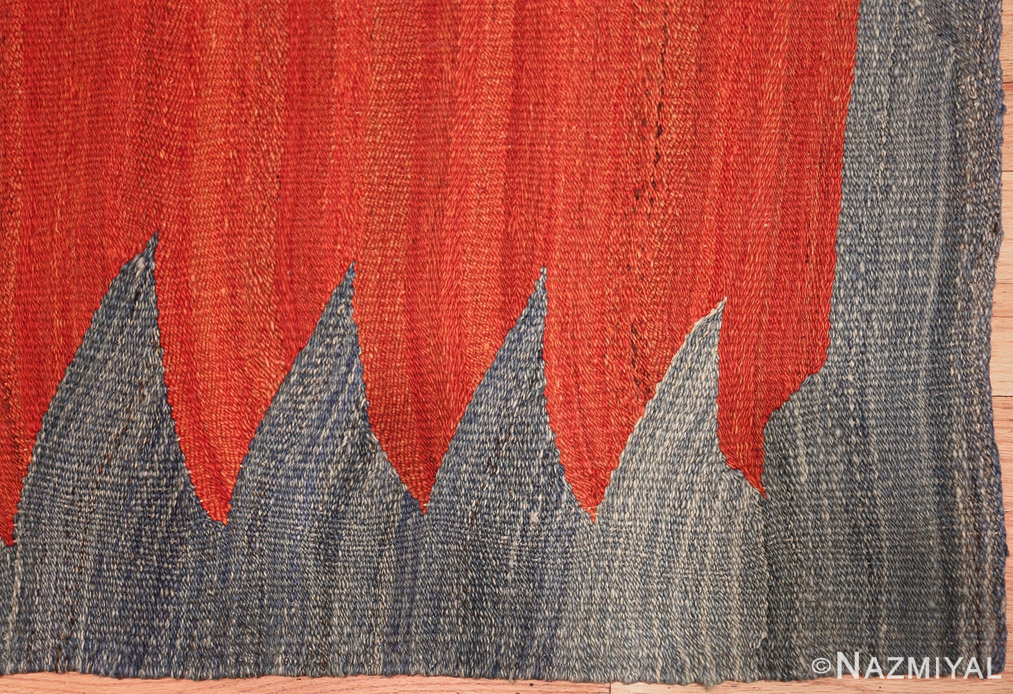 vintage persian gashgai tribal kilim 47621 corner Nazmiyal