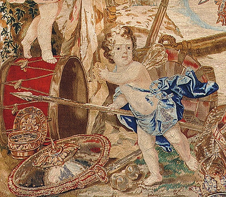 Antique Seventeenth Century Flemish Tapestry Antique Seventeenth Century Flemish Tapestry 2399 nazmiyal