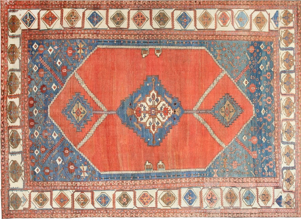 Extra Large Antique Persian Bakshaish Rug Extra Large Antique Persian Bakshaish Rug by Nazmiyal