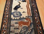 beautiful scenic antique chinese rug 47677 field Nazmiyal