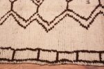 Border Vintage Moroccan Beni Ourain Berber rug 47780 by Nazmiyal