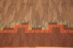 Border vintage Swedish Scandinavian rug 47670 by Nazmiyal