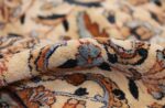 large oversize ivory background persian antique kerman rug 47527 pile Nazmiyal