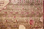 rare antique silk indian agra rug 47596 field Nazmiyal