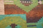 vintage double sided scandinavian rug 47679 brown Nazmiyal