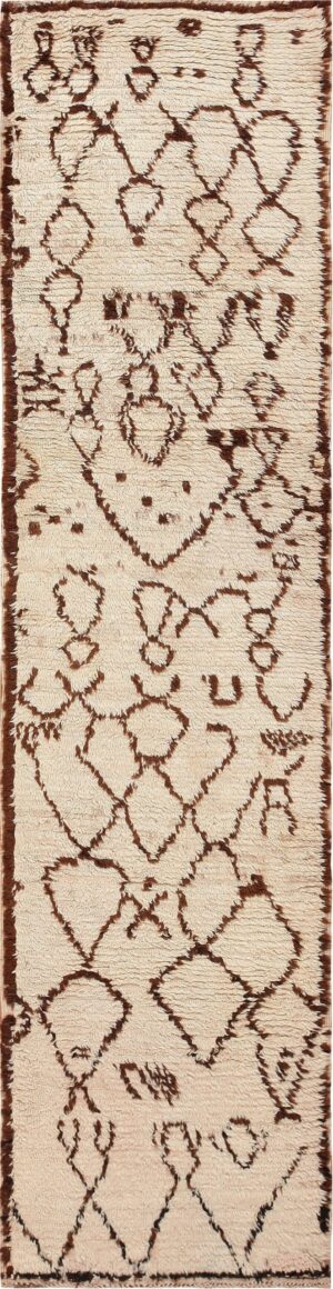 Vintage Moroccan Berber Runner Rug 47777 Detail/Large View
