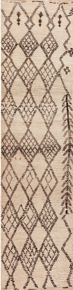 Vintage Moroccan Runner Rug 47772 Detail/Large View