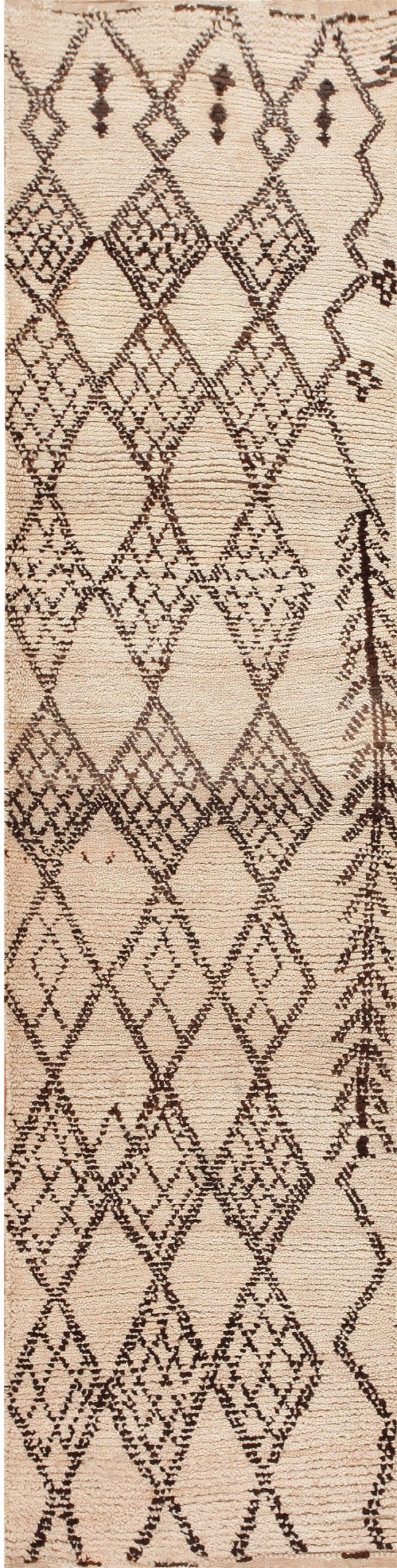 One of a Kind Vintage Moroccan Berber Runner Rugs