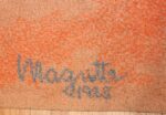 vintage scandinavian rug by rené magritte 47671 signature Nazmiyal