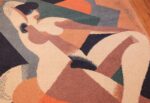 vintage scandinavian rug by rené magritte 47671 sleeping Nazmiyal