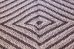 Vintage Scandinavian Swedish Rug 47681 Diamond Eye Nazmiyal