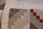 Vintage Scandinavian Swedish Rug by Brita Grahn 47668 Knots Flat Woven Nazmiyal