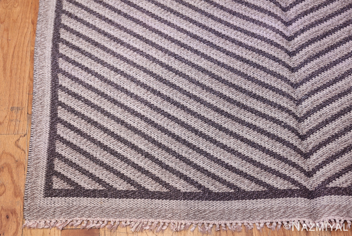 Vintage Scandinavian Swedish Rug 47681 Corner Nazmiyal