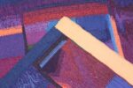 Weave detail Vintage Norwegian tapestry rug designed by Eevahenna Aalto 47673 by Nazmiyal