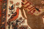 antique persian farahan mythological rug 47606 bird Nazmiyal