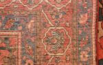 antique persian farahan mythological rug 47606 weave Nazmiyal