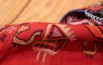 antique persian qashqai horse cover 47878 pile Nazmiyal