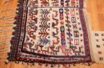 antique persian qashqai horse cover 47882 birds Nazmiyal