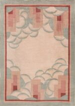 Beautiful French Art Deco Rug 47638 Detail/Large View