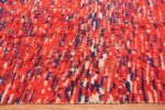 Border Vintage Moroccan Berber rug 47949 by Nazmiyal