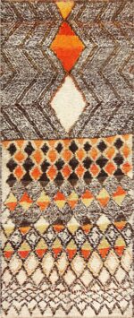 Tribal Vintage Berber Shag Moroccan Rug 47929 Nazmiyal