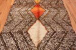 Close-up Tribal Vintage Berber Shag Moroccan rug 47929 by Nazmiyal