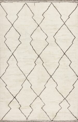 Large Contemporary Moroccan Beni Ourain Rug 47920 Detail/Large View