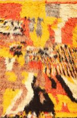 Vintage Moroccan Shag Rug 47912 Detail/Large View