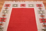 Vintage Scandinavian Swedish Rug 47787 Geometric Design Nazmiyal