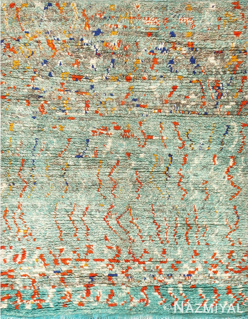 Colorful Vintage Moroccan Rug 47923 Nazmiyal Antique Rugs