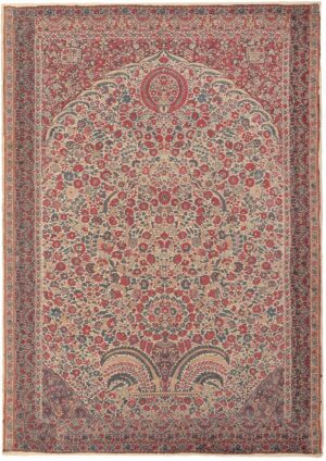 Antique 18th Century Millefleurs Kasmir Shawl 8052 Nazmiyal