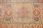 antique israeli bezalel rug 47463 flower Nazmiyal