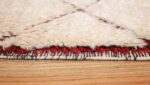 ivory background vintage moroccan berber rug 47901 thickness Nazmiyal
