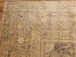 large antique light blue persian tabriz rug 47326 corner Nazmiyal