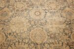large antique light blue persian tabriz rug 47326 flowers Nazmiyal