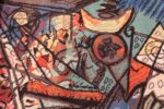 vintage pablo picasso rug by ege 47991 crescent Nazmiyal