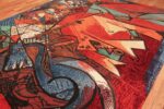 vintage pablo picasso rug by ege 47991 side Nazmiyal