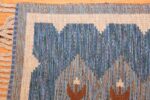 vintage swedish double sided rug 48008 corner Nazmiyal
