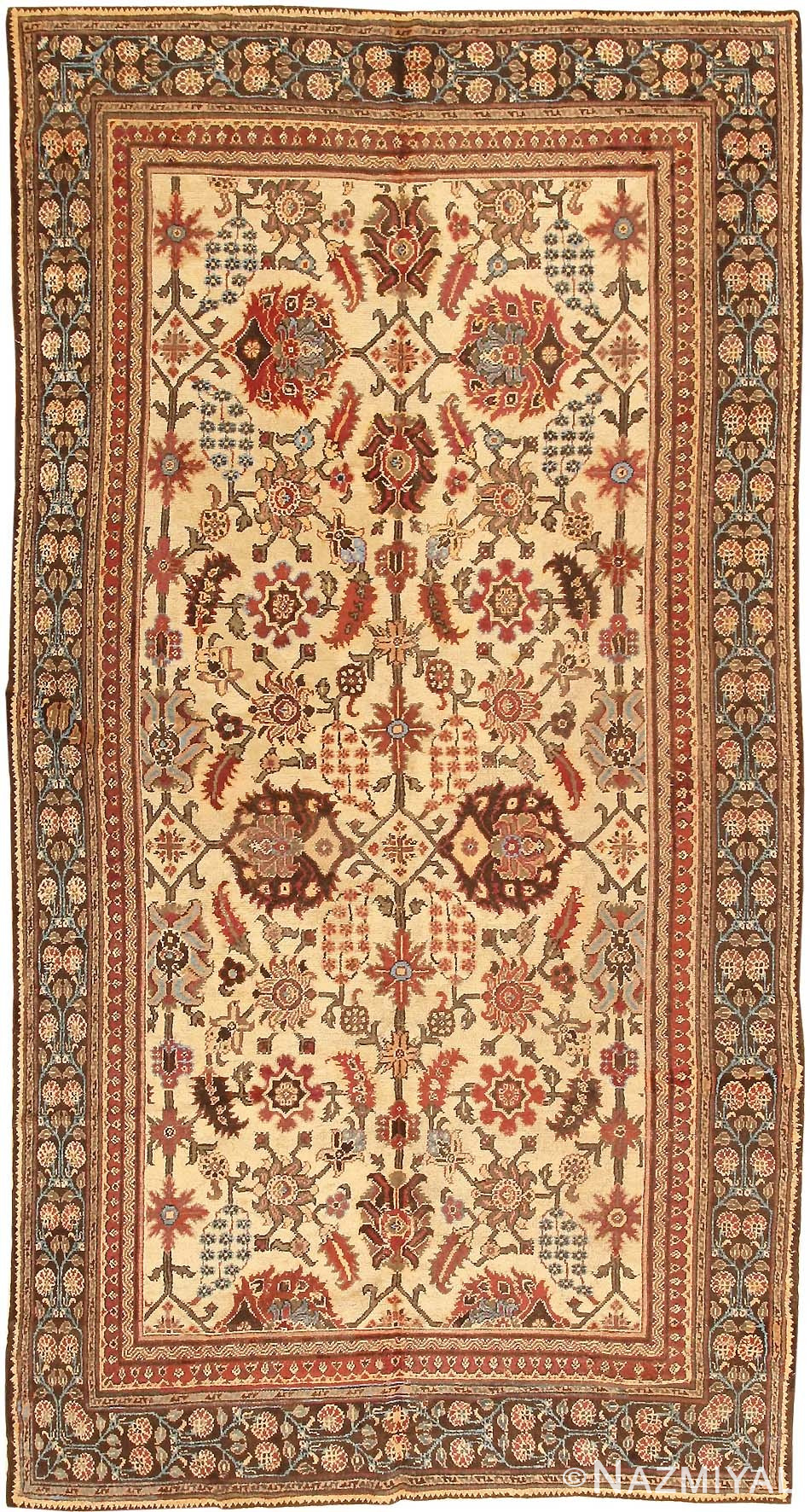 Antique Agra Oriental Rug 3200 Detail/Large View