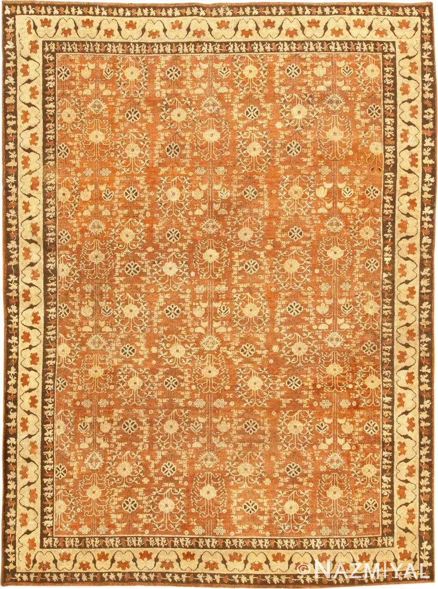Antique Agra Oriental Rug 42706 Detail/Large View