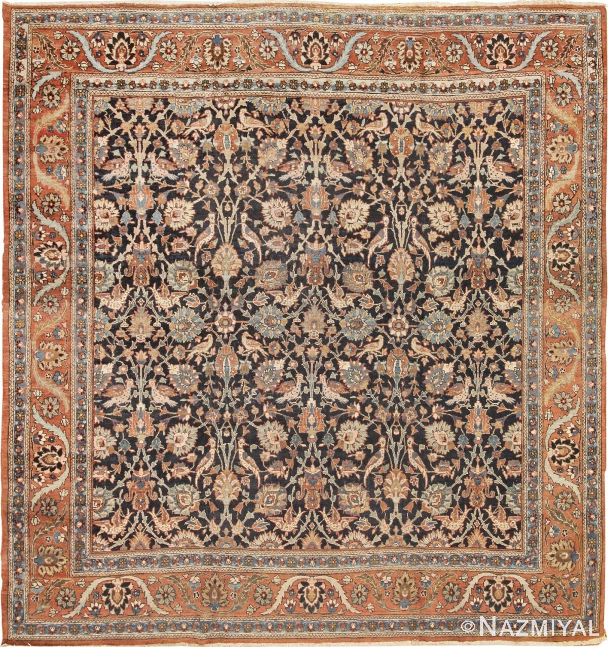 Antique Tabriz Persian Rug 42051 Detail/Large View