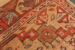 Weave detail Antique Tribal Turkish Kirsehir runner rug 47496 by Nazmiyal