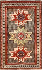Antique Caucasian Kuba Rug 48029 Detail/Large View
