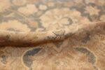 antique light blue indian rug 47602 pile Nazmiyal